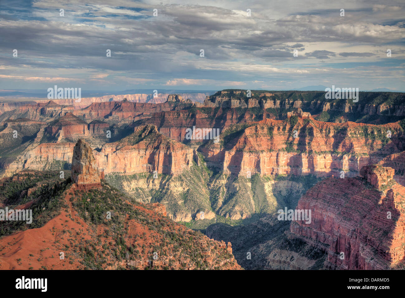 Ee.Uu., Arizona, Grand Canyon National Park, North Rim, punto imperial Foto de stock