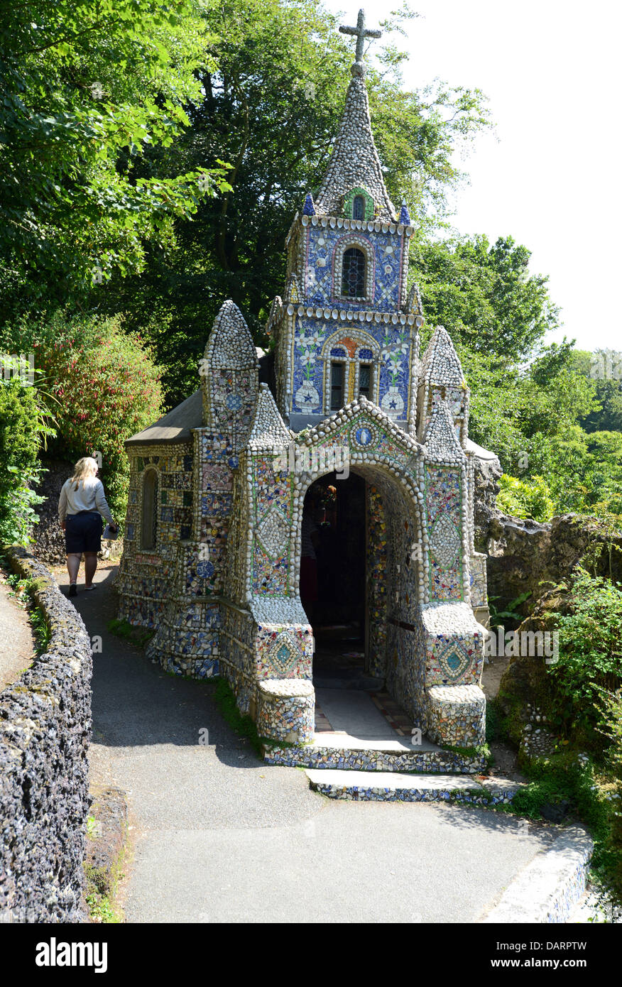Guernsey, pequeña capilla en Les Vauxbelets, Guernsey, Islas del Canal Foto de stock