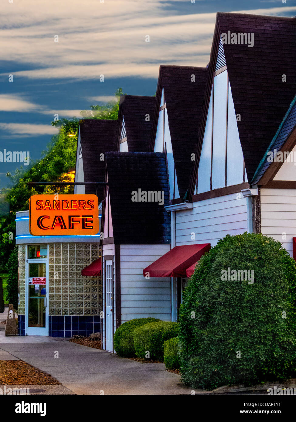 La Sanders Cafe el lugar de nacimiento de Kentucky Fried Chicken,Corbin