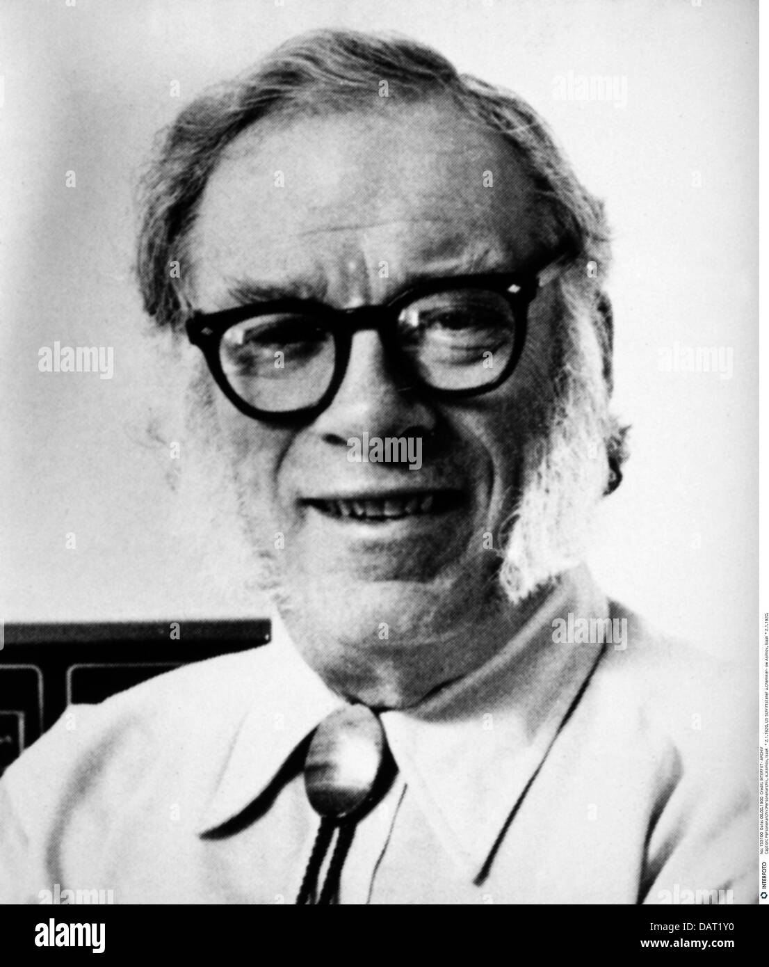 Asimov, Isaak, 2.1.1920 - 6.4.1993, escritor y bioquímico estadounidense, retrato, 1970, EE.UU., América, autor, literatura, novela de ciencia ficción, Azimov, , Foto de stock