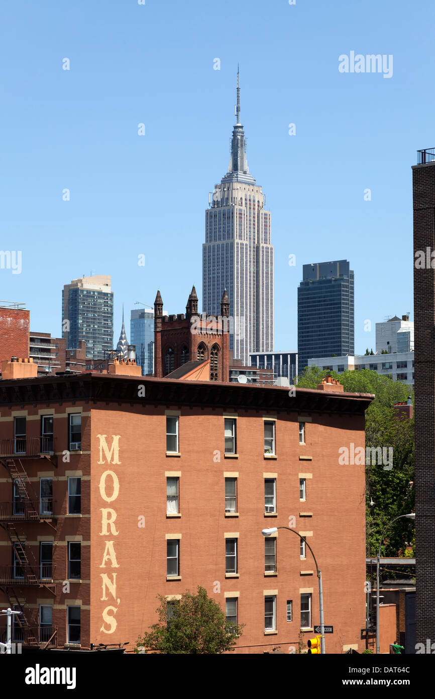 Edificio Empire State en la Ciudad de Nueva York Foto de stock