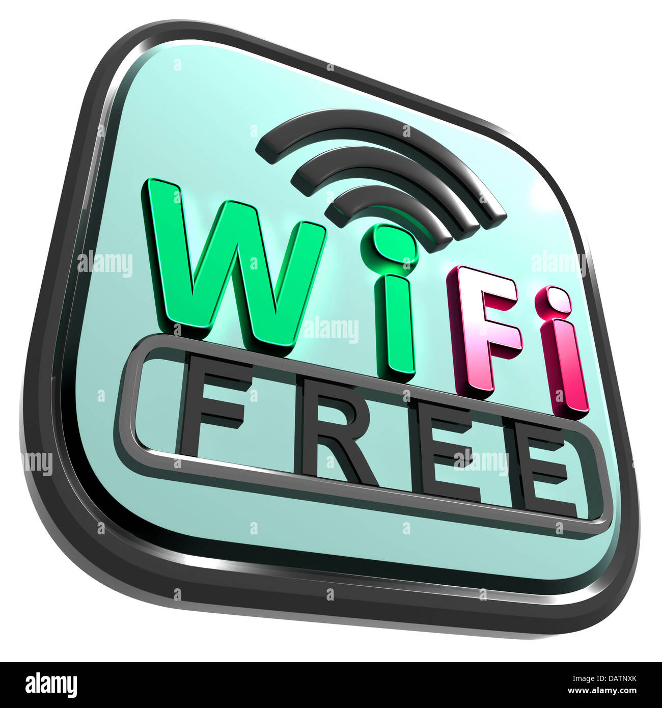 Acceso gratuito a Internet Wifi Conexión Inalámbrica muestra Foto de stock