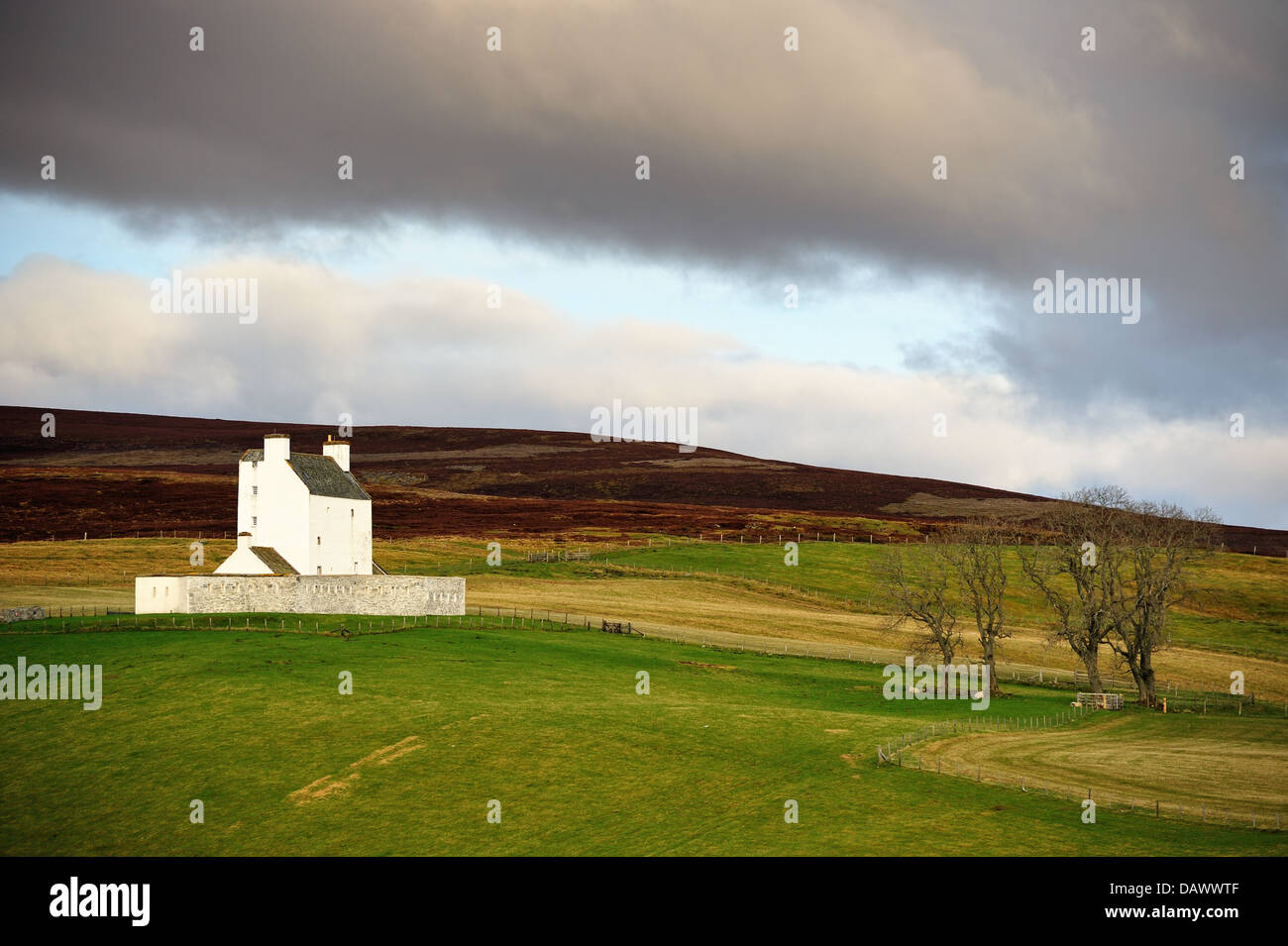 Corgarff Castle, superior Donside, aberdeenshire, Escocia Foto de stock