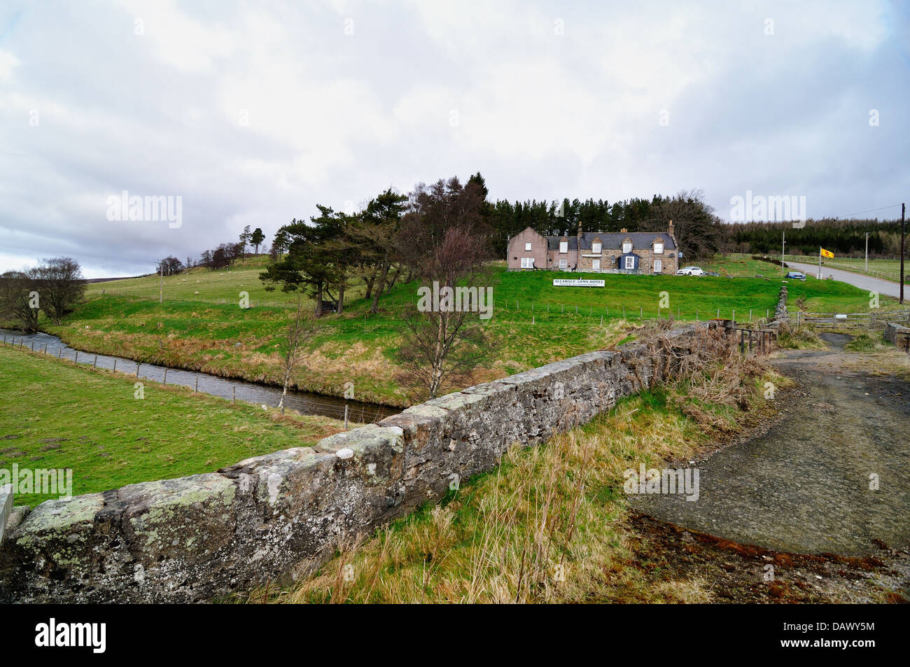 Corgarff Castle, superior Donside, aberdeenshire, Escocia Foto de stock