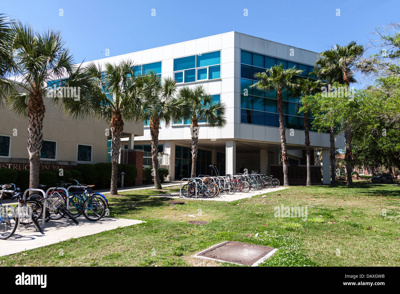 Hall de Rinker, BCN Escuela de la construcción del edificio en el campus de la Universidad de Florida en Gainesville, Florida. LEED Gold design Foto de stock