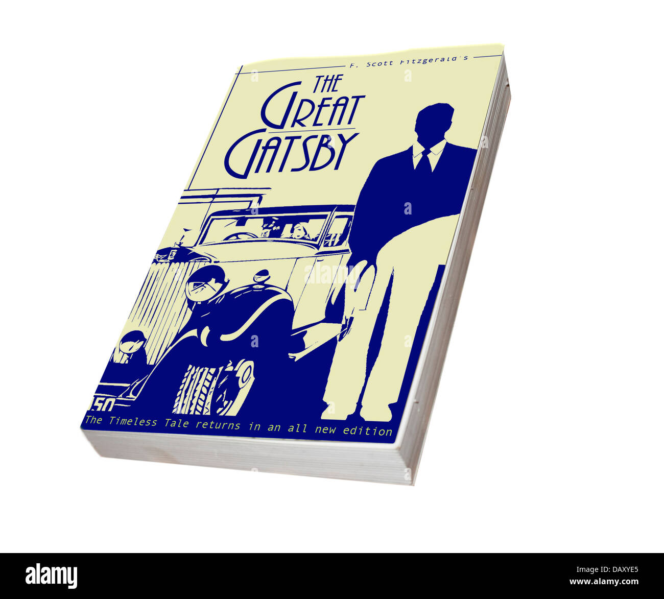 Gran Gatsby - una novela de F. Scott Fitzgerald Foto de stock