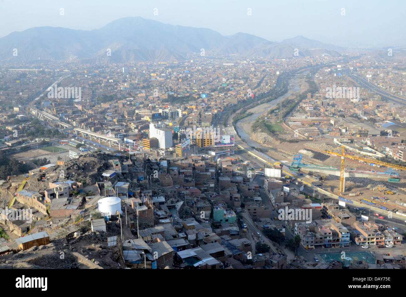 San Juan de Lurigancho, distrito de la ciudad de Lima. Perú Fotografía