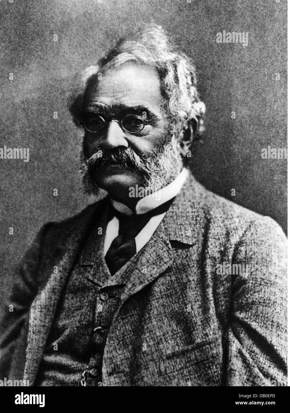 Siemens, Ernst Werner von, 13.3.1816 - 6.12.1892, industrial alemán, retrato, alrededor de 1860 - 1880, Foto de stock