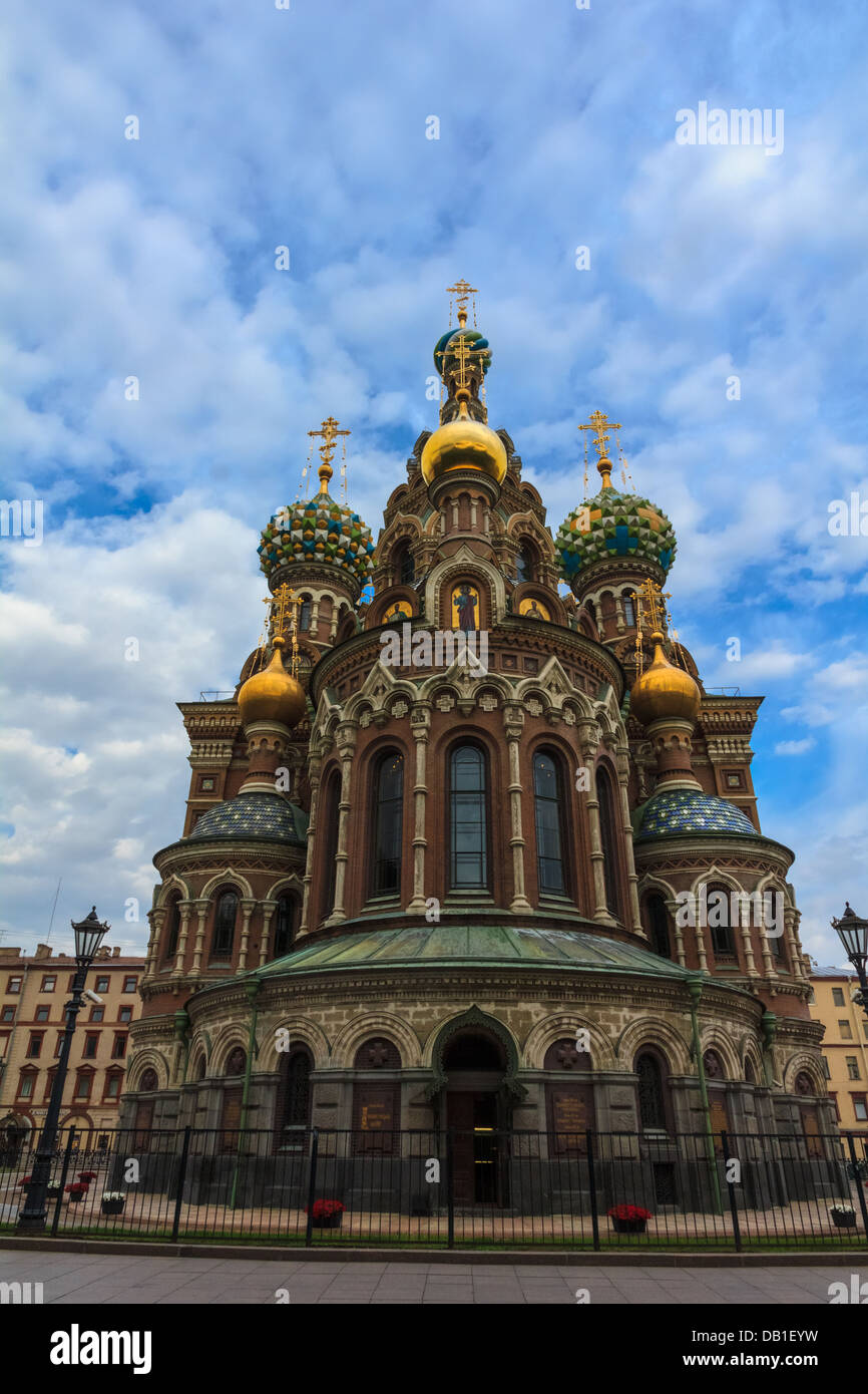 Iglesia de San Salvador de la sangre, San Petersburgo, Rusia Foto de stock