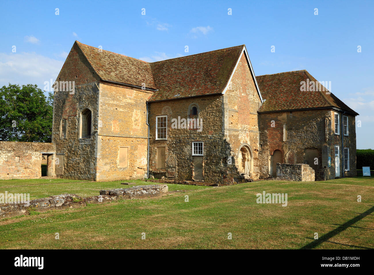 Denny Abbey, Cambridgeshire, Inglaterra, Inglés abadías Foto de stock