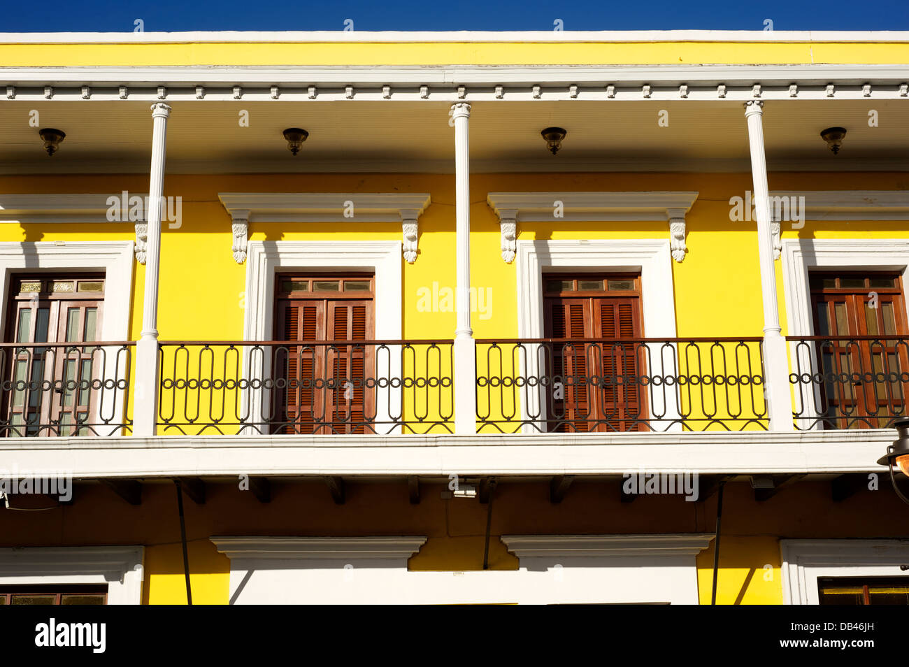 Detalle arquitectónico, Ponce, Puerto Rico Foto de stock