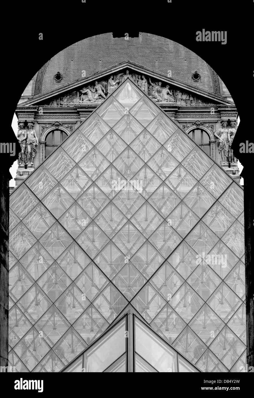 Museo del Louvre, París, Francia Foto de stock