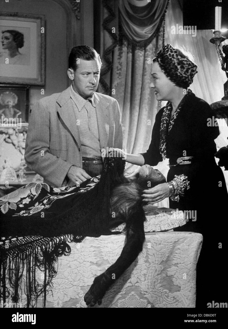 SUNSET BOULEVARD, Paramount, 1950. Dirigida por Billy Wilder. Con Gloria Swanson, William Holden Foto de stock