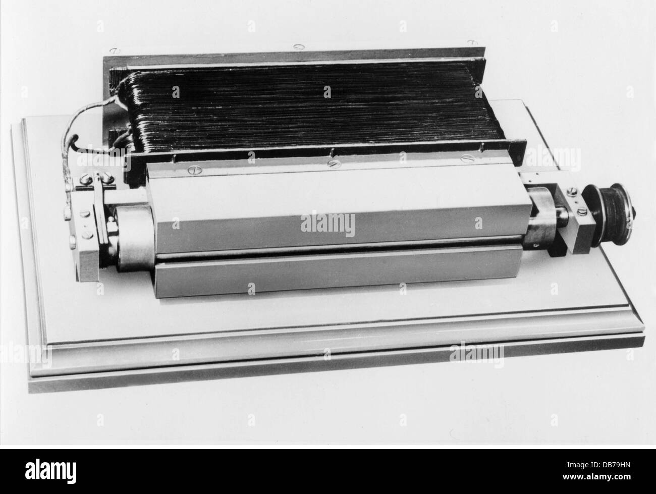 Energía, electricidad, generador de Werner von Siemens, 1866, Derechos adicionales-Clearences-no disponible Foto de stock