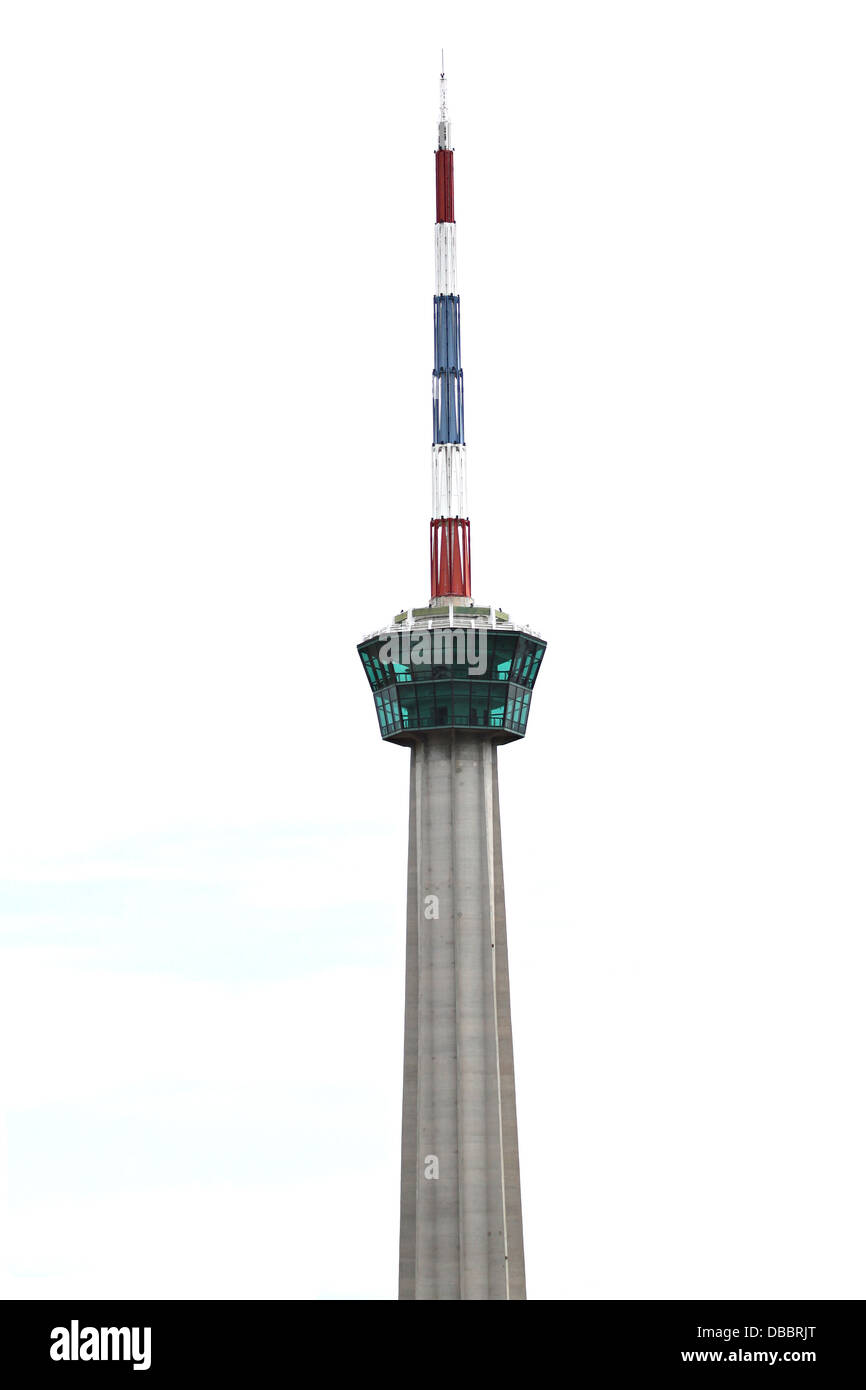 La torre de observación en el puerto. Foto de stock