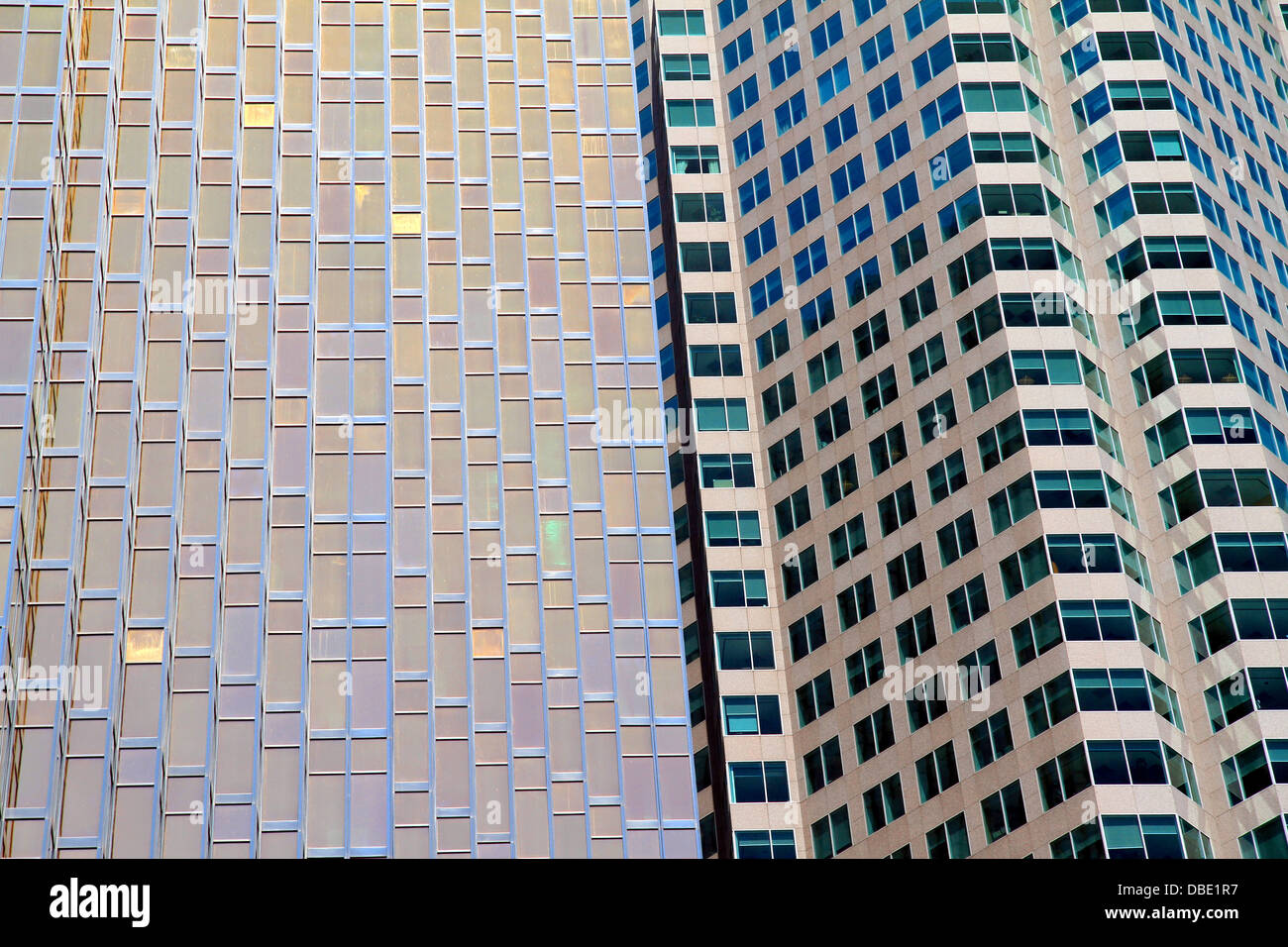 Detalles de la arquitectura moderna en Toronto, Canadá Foto de stock