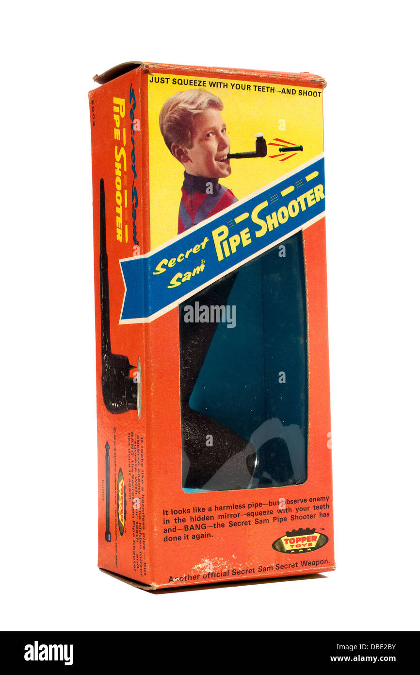Sam secretos de juguete Shooter tubo la década de los sesenta Foto de stock