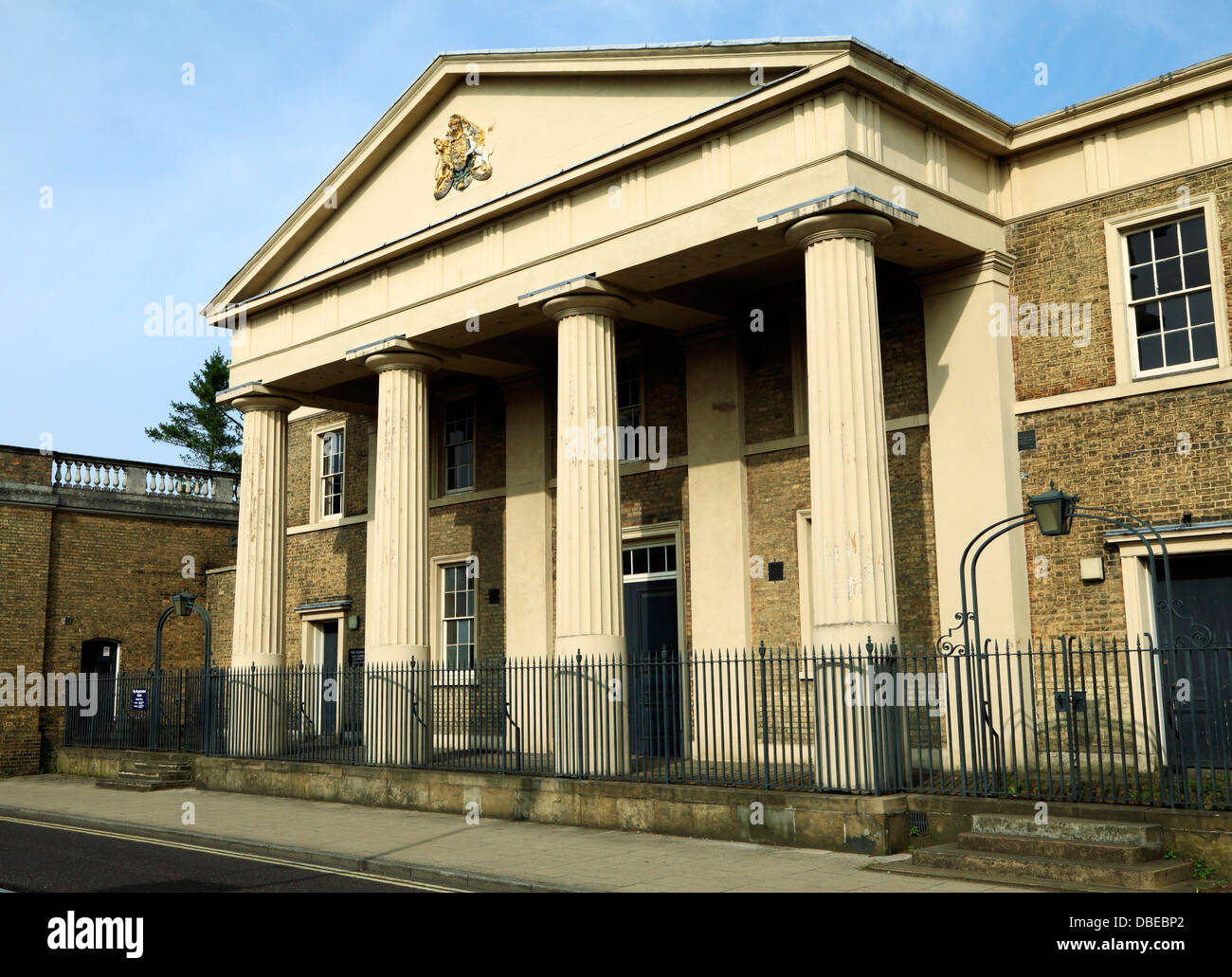 Ely Juzgado de Paz, edificio del siglo XIX, Inglaterra Cambridgeshire tribunales ingleses courthouse juzgados arquitectura Foto de stock