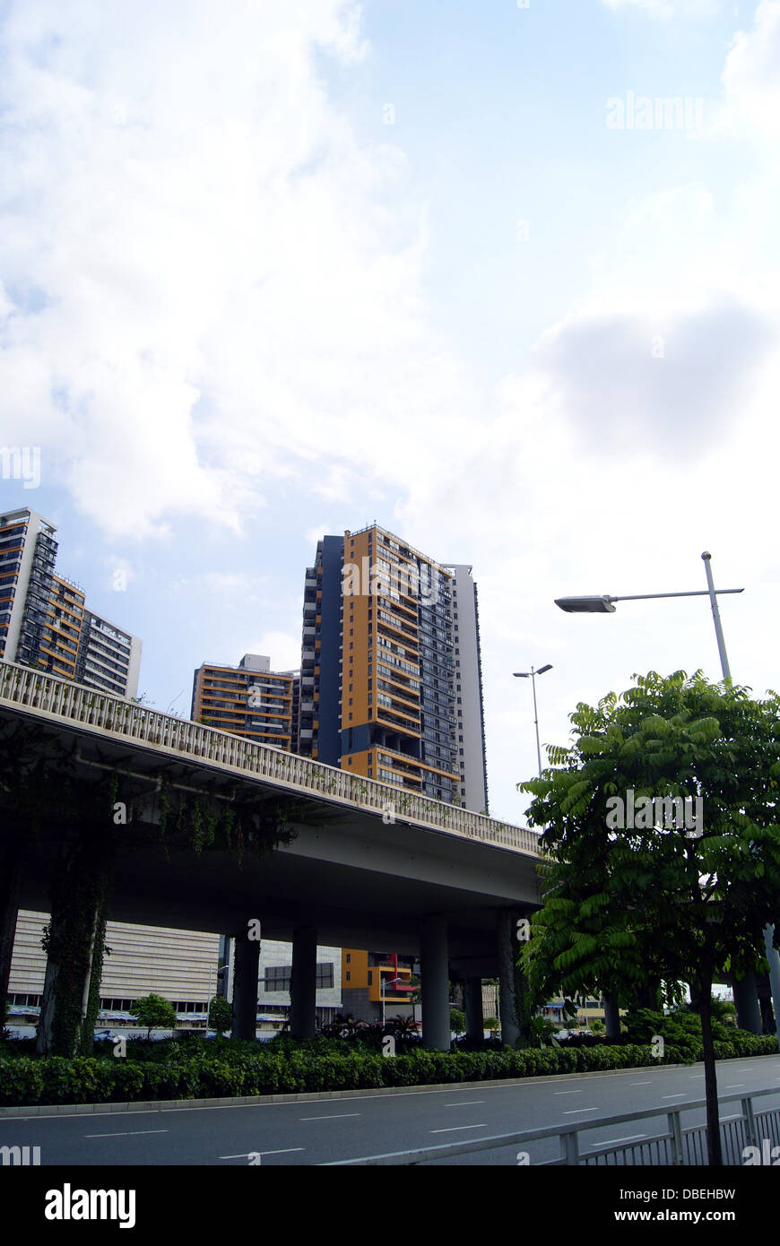 Shenzhen, China: La construcción de la ciudad Foto de stock