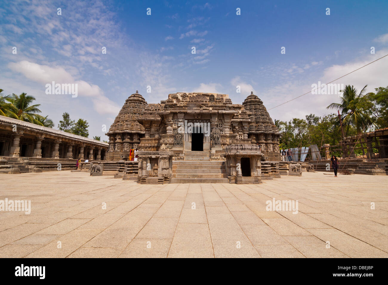 Templo Somanathapur, Karnataka Foto de stock
