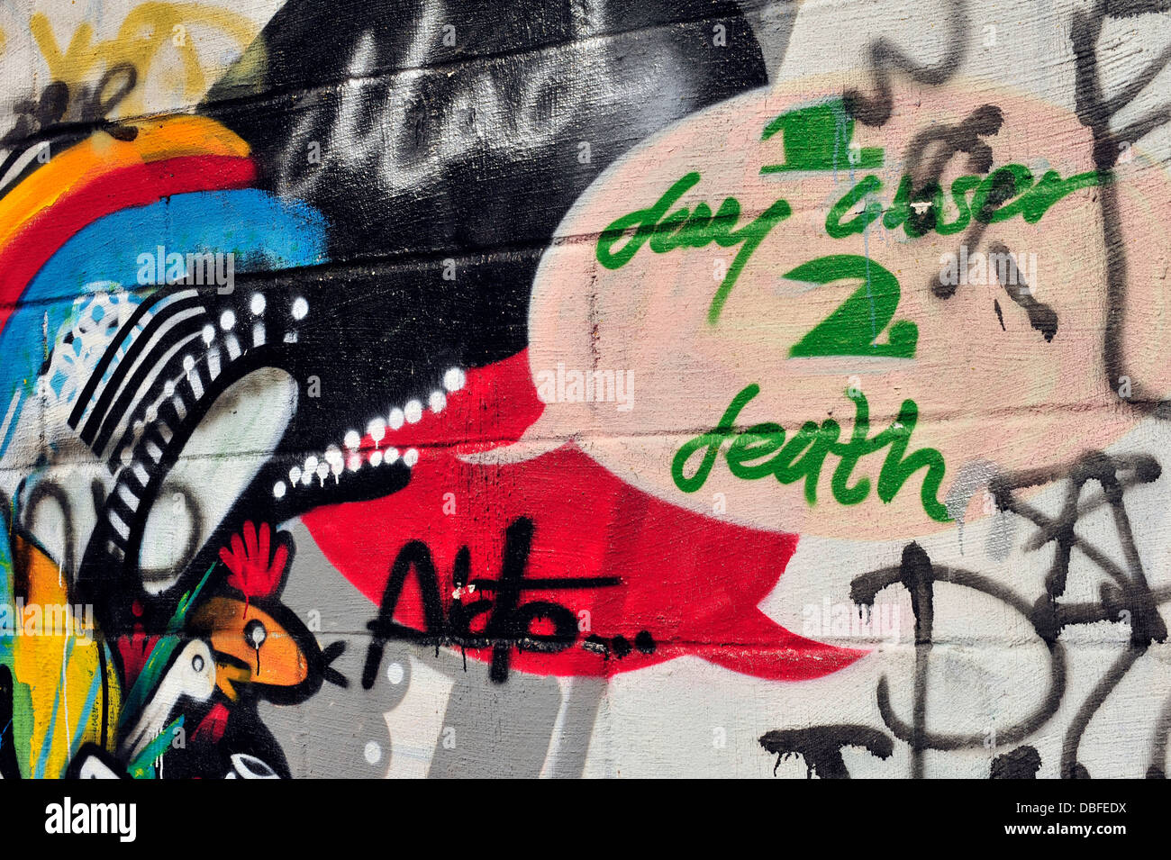 Pared Arte Graffiti Inglaterra Reino Unido Europa Occidental