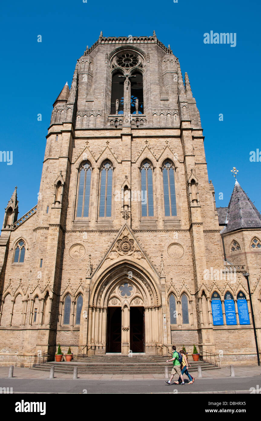 Iglesia del Santo Nombre, Oxford Road, Manchester, Reino Unido Foto de stock