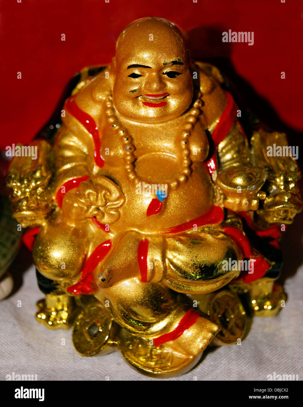 Laughing Buddha Chino China Feng Shui creencias religiosas Foto de stock