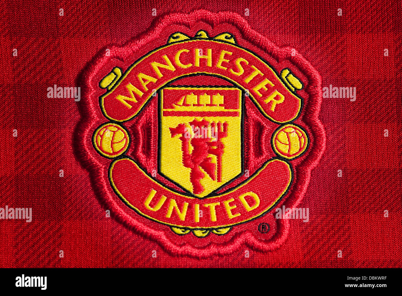 Manchester United Football Club Crest Foto de stock