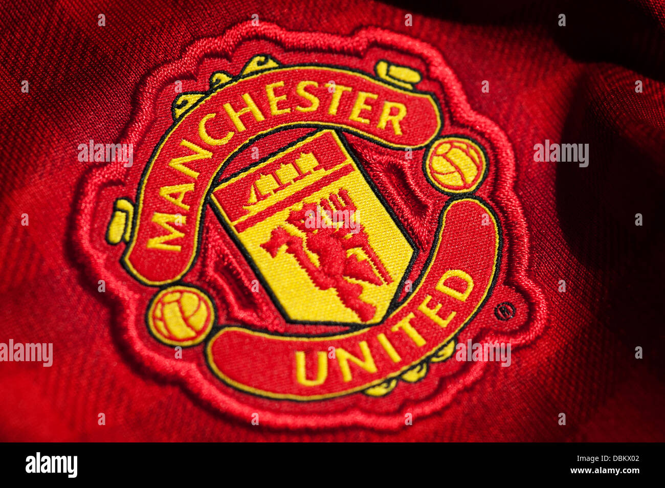 Manchester United Football Club Crest Foto de stock
