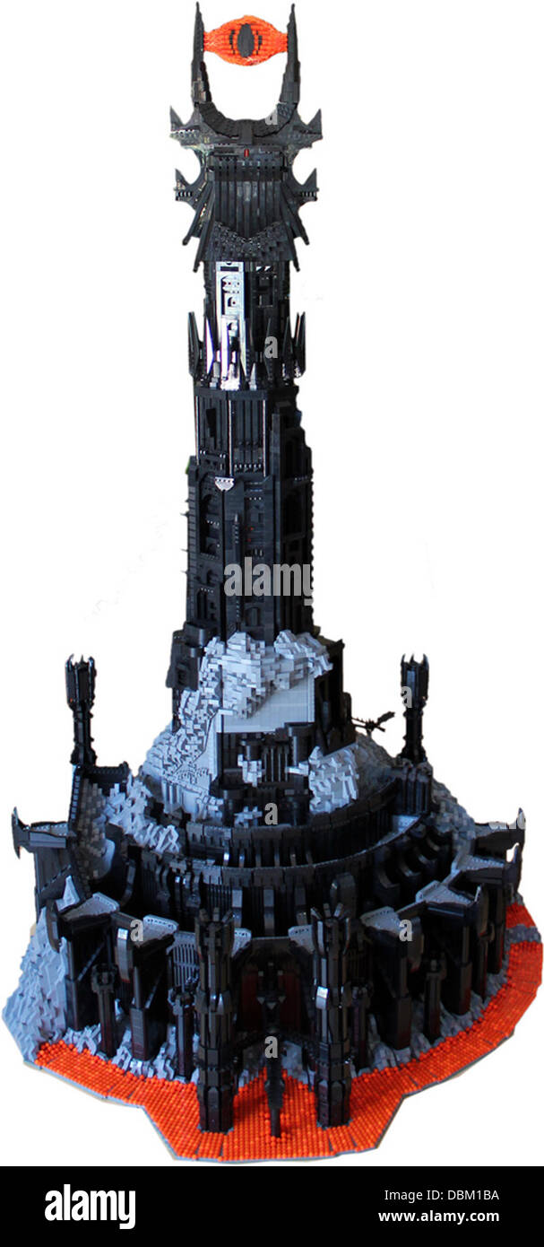 Amante de LEGO construye santuario del Señor de los Anillos. Kevin Walter  ha reconstruido la temible torre de Mordor del Señor de los Anillos para  Brickworld 2011. Walter colaboró con 15 personas