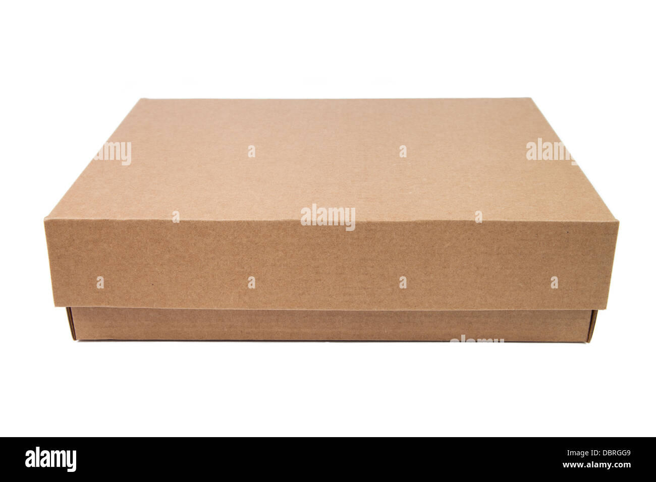 Caja de cartón marrón Foto de stock