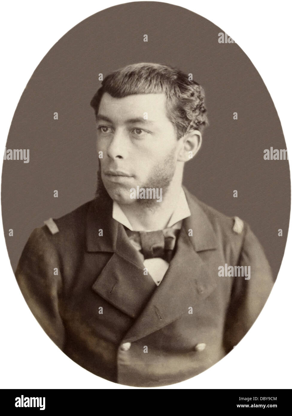 Antoine Mizon, (1853 - 1899), oficial de la marina francesa, y colonial explorer. Foto de stock