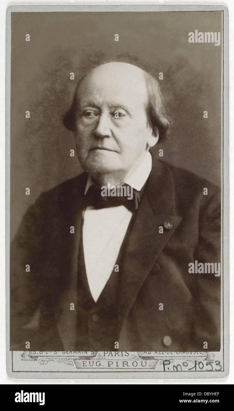 Henri Milne Edwards (1800-1885), médico francés, naturalista y biólogo, profesor en el Museo Nacional d'Histoire Naturel Foto de stock