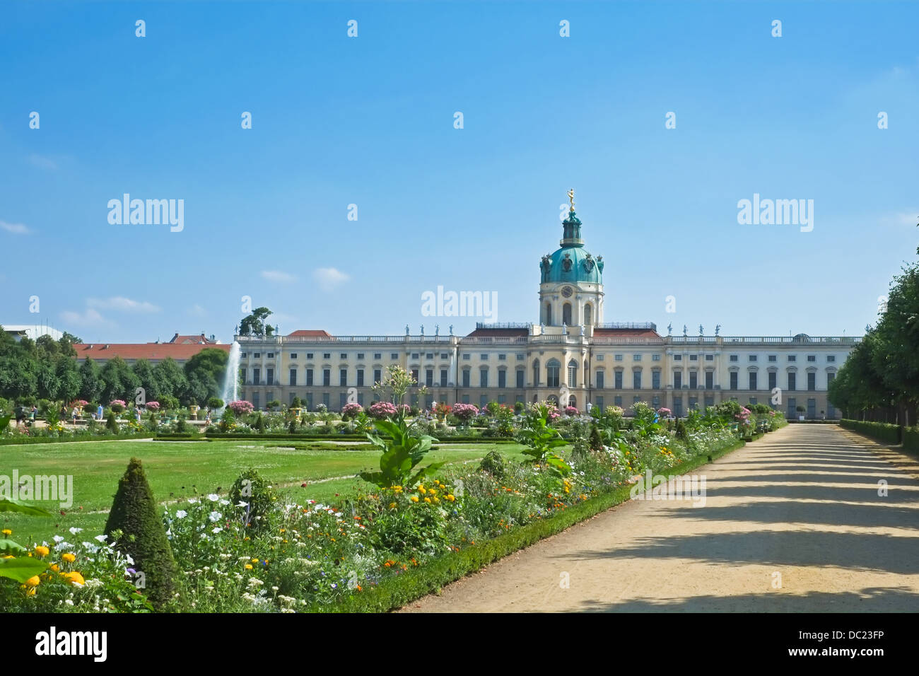 Schloss Charlottenburg Berlín Palace Foto de stock