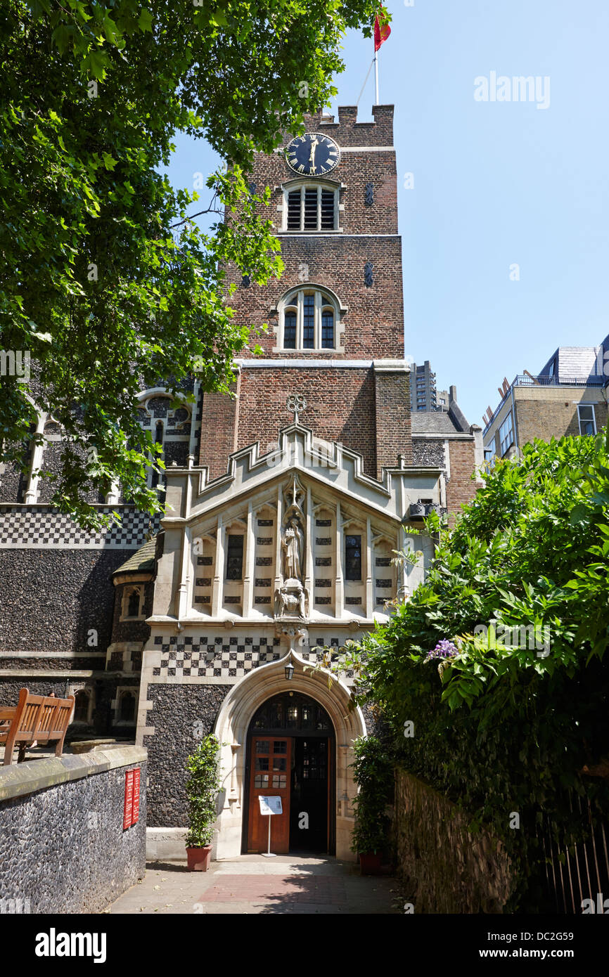 San Bartolomé de la gran iglesia Londres England Reino Unido Foto de stock