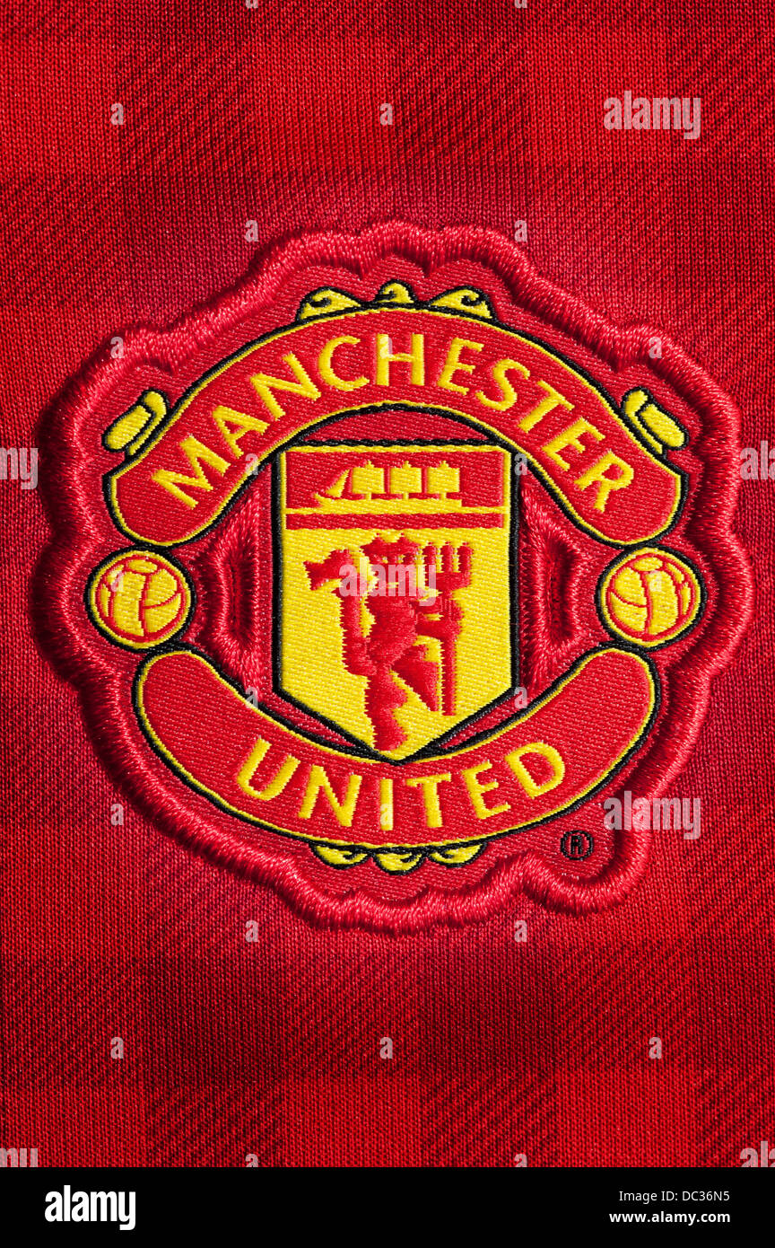 Manchester United Football Club Crest Foto de stock