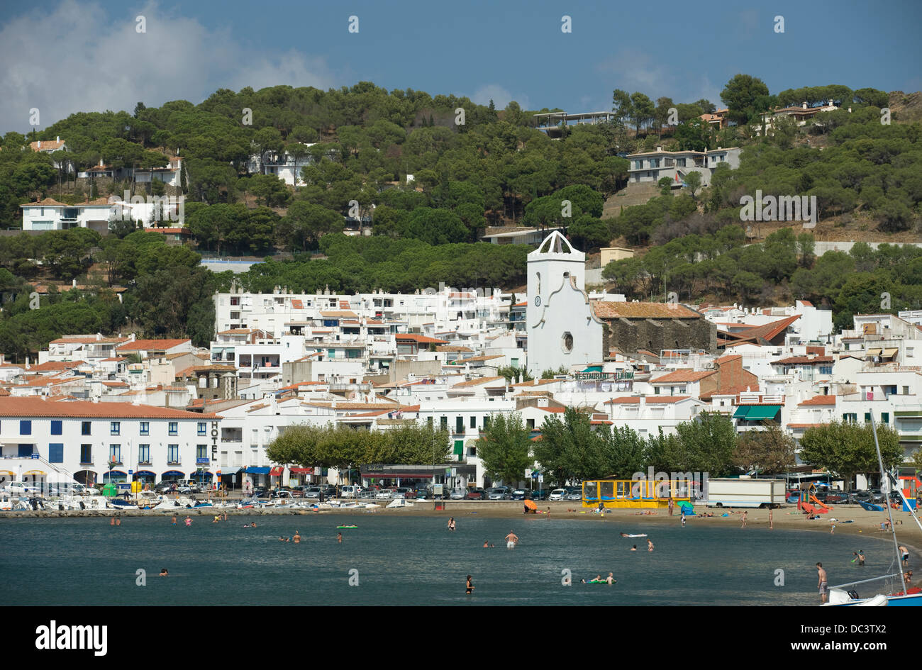 Playa de El PORT DE LA SELVA Costa Brava Cataluña España Foto de stock