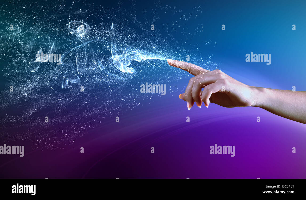 Imagen Conceptual De Las Manos Magicas Fotografia De Stock Alamy