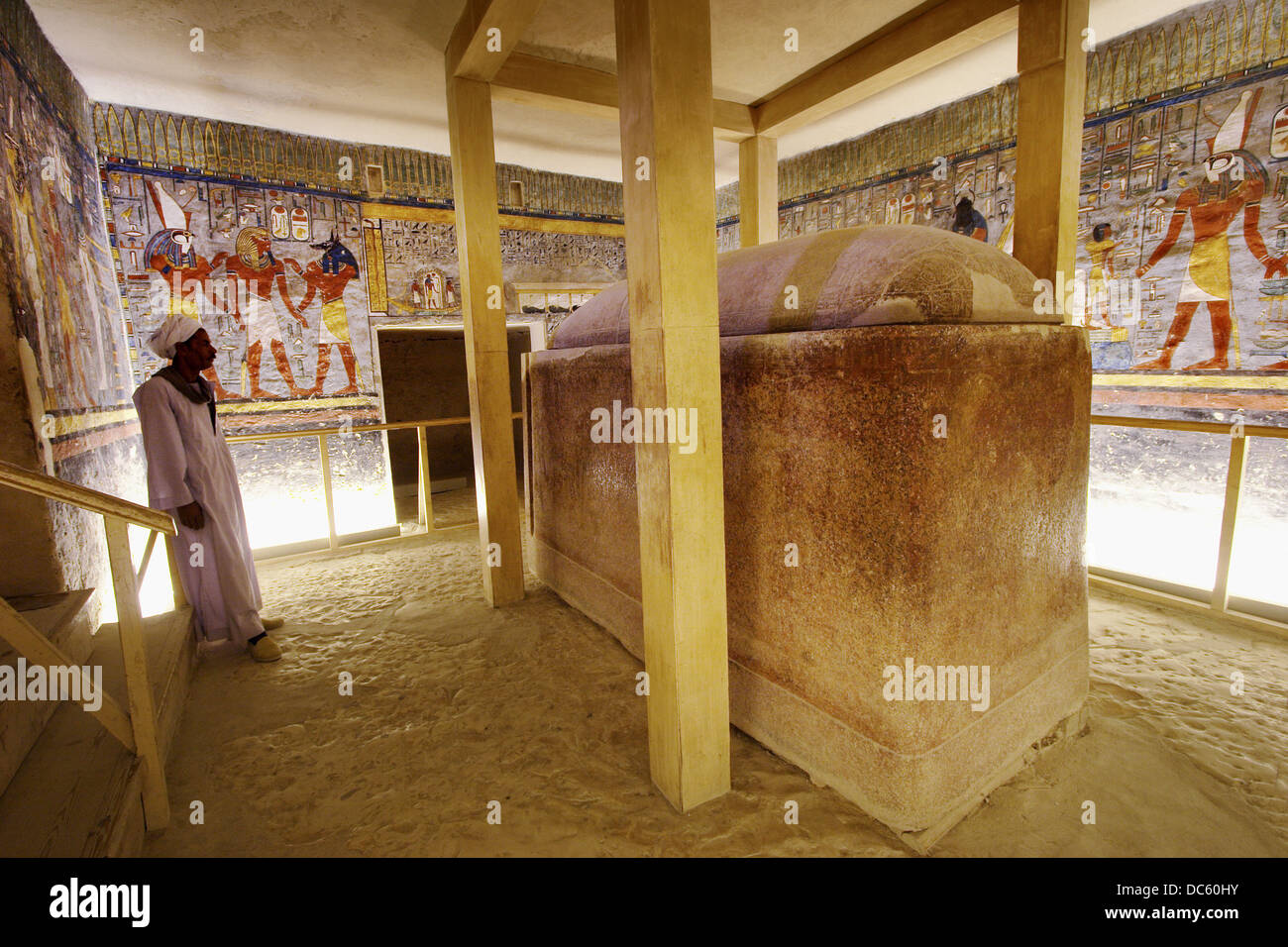La tumba de Rameses I. Valle de los Reyes, Luxor, Ribera Occidental. Egipto Foto de stock