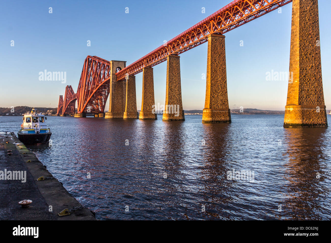 Forth Bridge Escocia Foto de stock