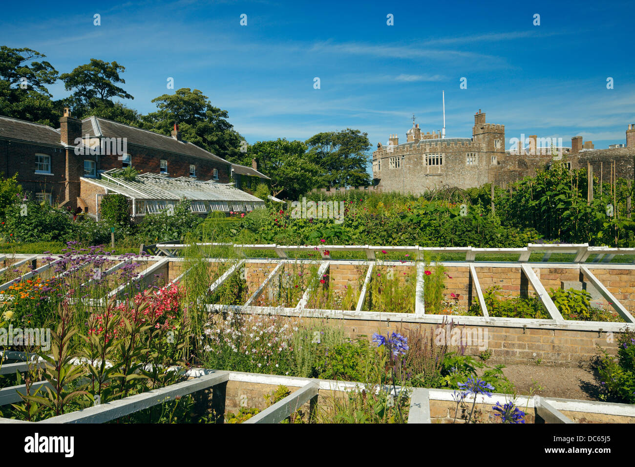 Castillo de Walmer. Foto de stock