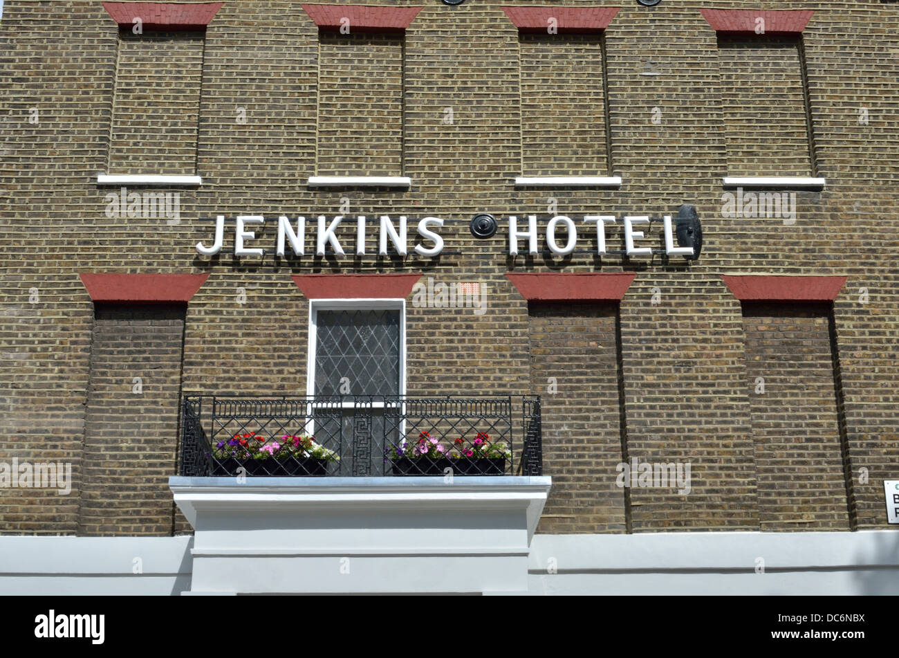 El Jenkins Hotel en King's Cross, London, UK Foto de stock