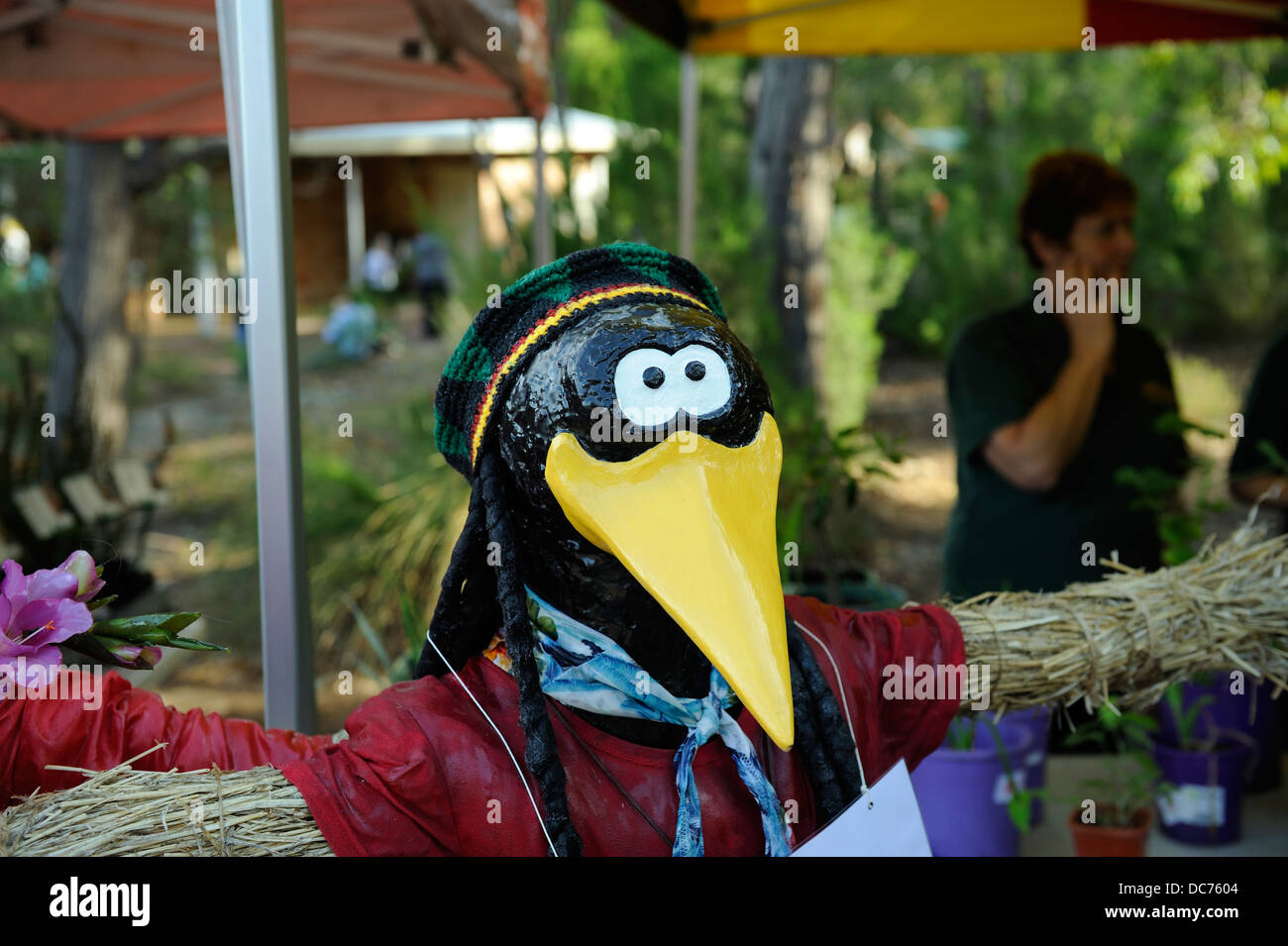 Rastafari Crow espantapájaros Foto de stock