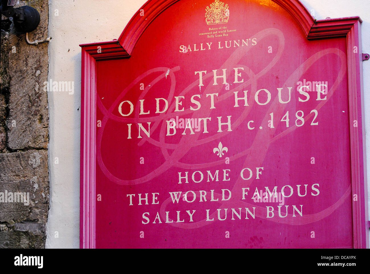 Sally Lunn Bun Bath house en Bath Foto de stock