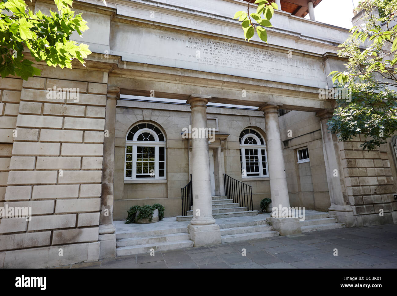 St Bartholomew's Hospital Saint Barts Londres England Reino Unido Foto de stock