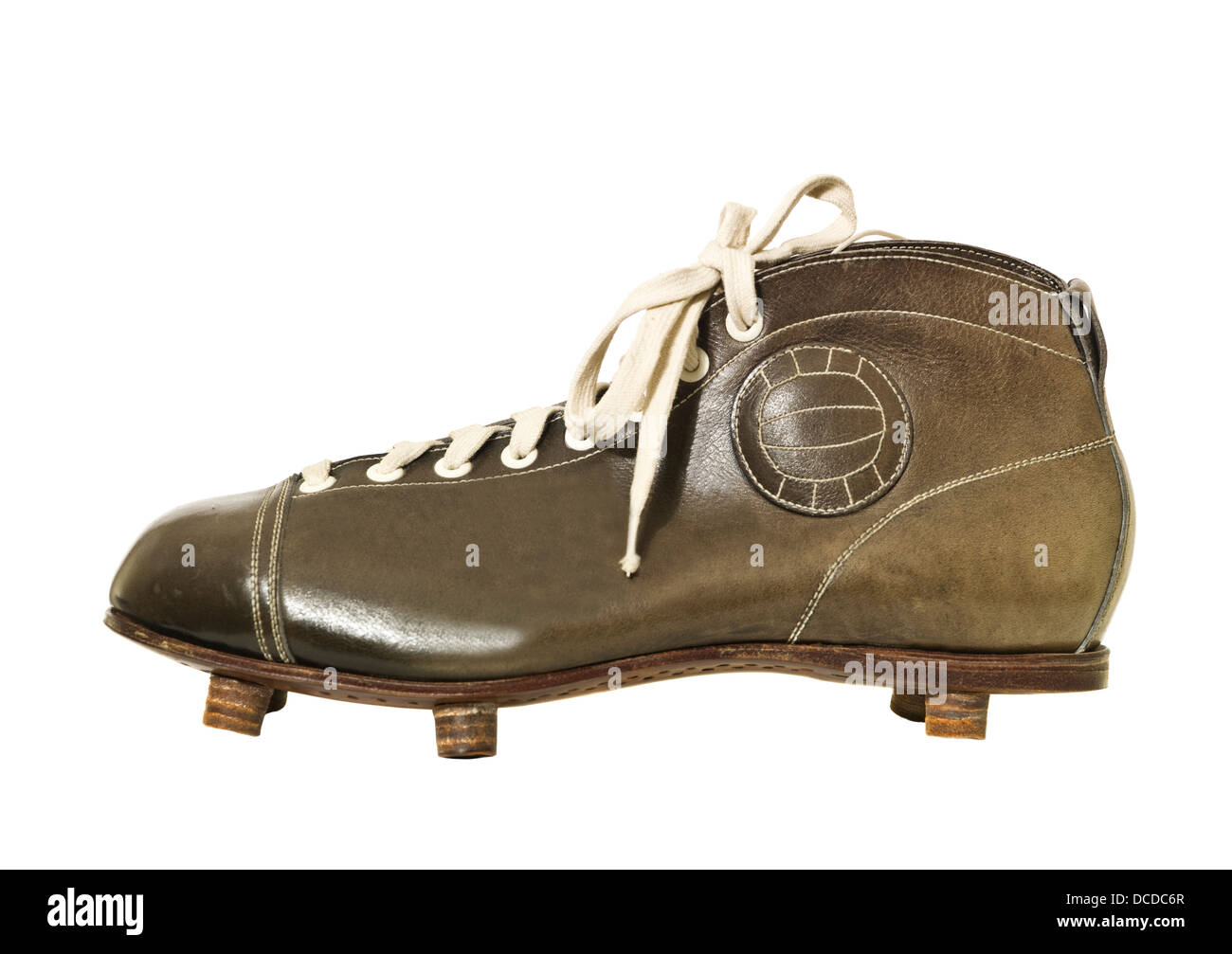 Vintage zapatos de fútbol Fotografía de stock - Alamy