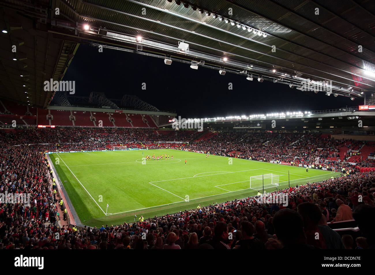 Old Trafford. El club de fútbol Manchester United. Foto de stock