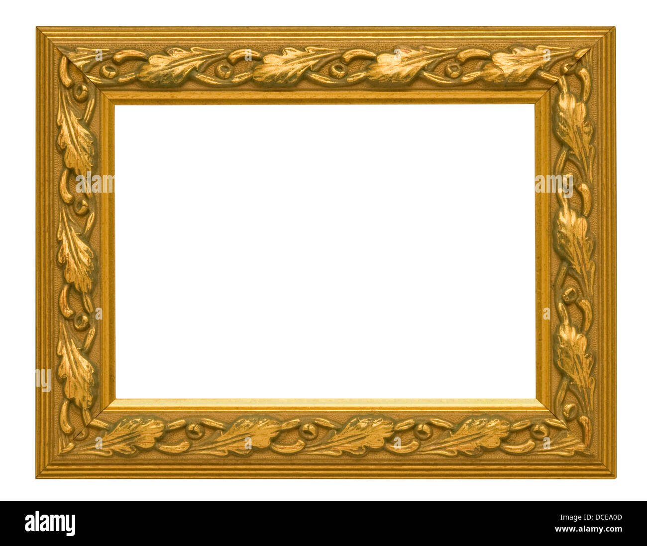 Marcos de cuadros blancos borde dorado fotografías e imágenes de alta  resolución - Alamy