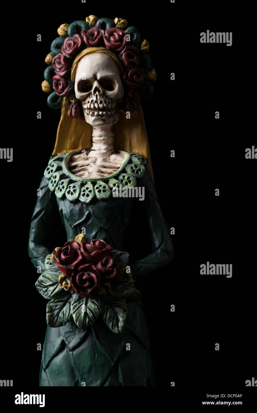 Catrina Calavera conocido como "Elegante Skull' Dia de los Muertos (el día de los Muertos) celebración Foto de stock