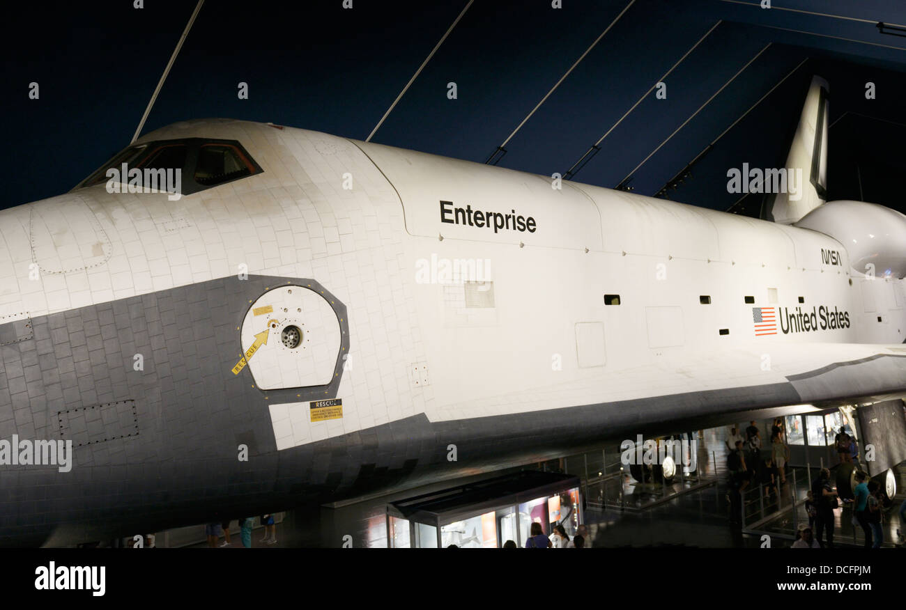 Transbordador espacial Enterprise, Intrépido de Mar, Aire y Espacio Museo  Fotografía de stock - Alamy